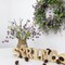 Spring Decorations for Home 12 Pack Purple Spring Flowers 17 Inch Artificial Spring Floral Stems with Daisy and Berries for Spring Summer Farmhouse Ornaments
